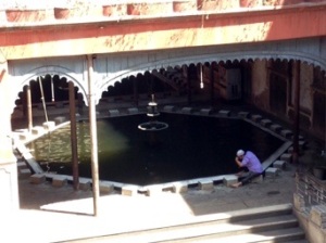 ...and oasis prayer pools.